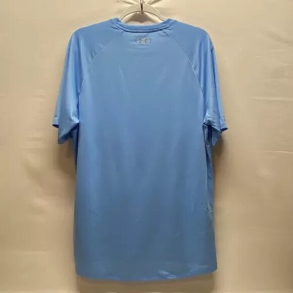 Under Armour Monarch Football Large Old Dominion ODU Carolina Blue Tech Tee NWT - Picture 8 of 14